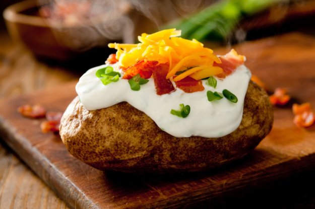 hot baked potato